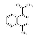 Ethanone,1-(4-hydroxy-1-naphthalenyl)- Structure