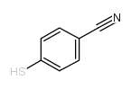 4-巯基苯甲腈结构式