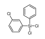 dichloro-(3-chlorophenyl)-phenylsilane Structure