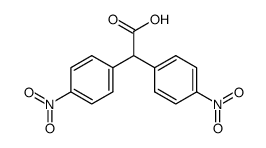 2,2-bis(4-nitrophenyl)ethanoic acid Structure