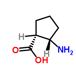 顺式-2-氨基-1-环戊烷羧酸结构式