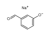 sodium salt of meta-hydroxybenzaldehyde结构式