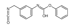 phenyl N-[3-(isocyanatomethyl)phenyl]carbamate Structure