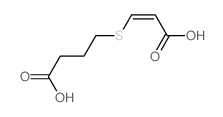 4-[(Z)-2-carboxyethenyl]sulfanylbutanoic acid结构式