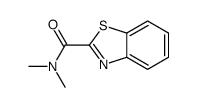 N,N-Dimethyl-1,3-benzothiazole-2-carboxamide结构式
