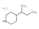 1-(2-丁基)哌嗪盐酸盐结构式