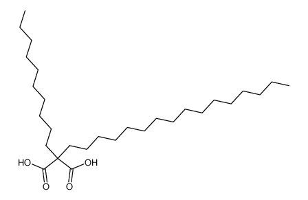 decyl-hexadecyl-malonic acid Structure