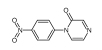 1-(4-Nitro-phenyl)-1H-pyrazin-2-one结构式