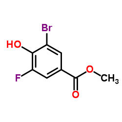 Methyl 3-bromo-5-fluoro-4-hydroxybenzoate Structure