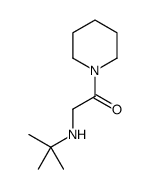 2-[(2-Methyl-2-propanyl)amino]-1-(1-piperidinyl)ethanone Structure