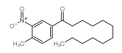 4-甲基-3-硝基苯基月桂酮结构式