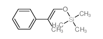 Trimethyl((2-phenyl-1-propenyl)oxy)silane结构式