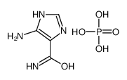 4-amino-1H-imidazole-5-carboxamide,phosphoric acid Structure