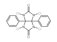1,3,4,6-Tetrachloro-3a,6a-diphenylglycouril Structure