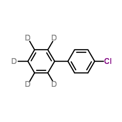 4-Chloro(2',3',4',5',6'-2H5)biphenyl Structure