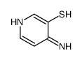 4-氨基-3-巯基吡啶;结构式