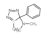 5H-1l4-1,2,3,4-Thiatriazol-5-amine,N,N,1-trimethyl-5-phenyl- (9CI) Structure