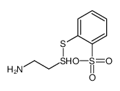 2-(2-aminoethyldisulfanyl)benzenesulfonic acid结构式