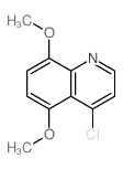 Quinoline, 4-chloro-5,8-dimethoxy- Structure