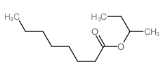 Octanoic acid,1-methylpropyl ester Structure