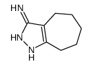 3-Cycloheptapyrazolamine,1,4,5,6,7,8-hexahydro-结构式