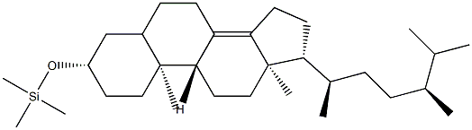 [[Ergost-8(14)-en-3β-yl]oxy]trimethylsilane结构式