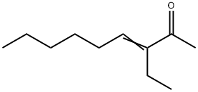 3-Nonen-2-one, 3-ethyl- Structure