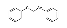 (phenylseleno)methyl phenyl sulfide结构式