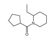 Piperidine, 1-(cyclopentylcarbonyl)-2-ethyl- (9CI)结构式
