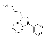 3-(3-phenylindazol-1-yl)propan-1-amine Structure