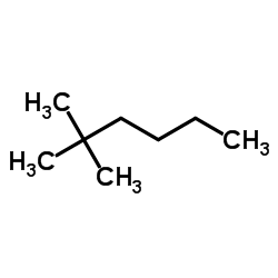 2,2-dimethylhexane Structure