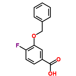 3-Benzyloxy-4-fluorobenzoic acid structure