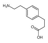 3-[4-(2-aminoethyl)phenyl]propanoic acid Structure