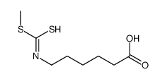 6-(methylsulfanylcarbothioylamino)hexanoic acid结构式
