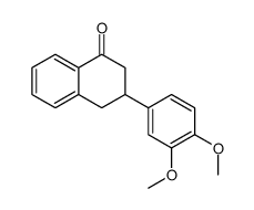 3-(3,4-dimethoxyphenyl)-3,4-dihydro-2H-naphthalen-1-one Structure