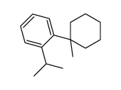 1-(1-methylcyclohexyl)-2-propan-2-ylbenzene结构式