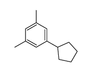 1-cyclopentyl-3,5-dimethylbenzene Structure