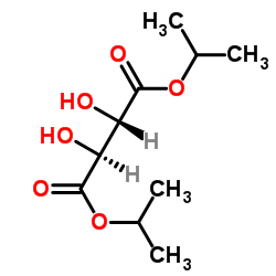 D-酒石酸二异丙酯结构式