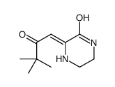 3-(3,3-dimethyl-2-oxobutylidene)piperazin-2-one结构式