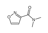 3-Isoxazolecarboxamide,N,N-dimethyl-(9CI) Structure