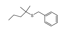 (1,1-dimethyl-butylsulfanylmethyl)-benzene Structure
