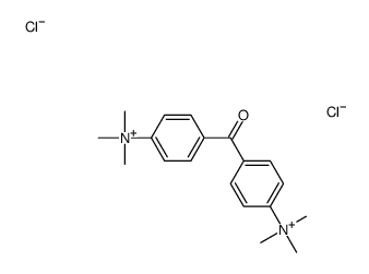 trimethyl-[4-[4-(trimethylazaniumyl)benzoyl]phenyl]azanium,dichloride结构式