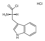 L-tryptophyl chloride , hydrochloride Structure