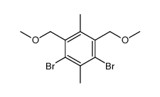 1,3-dibromo-4,6-bis(methoxymethyl)-2,5-dimethylbenzene Structure