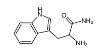 2-氨基-3-(1H-吲哚-3-基)-丙酰胺结构式