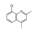 8-chloro-2,4-dimethylquinoline Structure