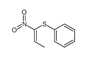 (Z)-1-nitro-1-(phenylthio)propene结构式