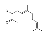 3-chloro-6,10-dimethylundeca-5,9-dien-2-one结构式