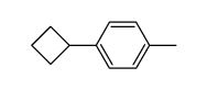 1-cyclobutyl-4-methyl-benzene Structure
