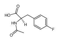 (R)-N-acetyl-p-fluorophenylalanine Structure
